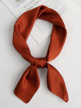 Pure color thin simple occupation scarf Sai Feel