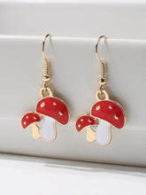 Red Mushroom Earrings Sai Feel