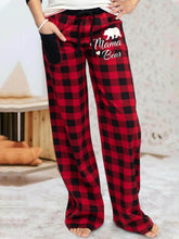 Red Plaid Lounge Pants Sai Feel