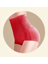 Regenerated cellulose fiber Trend color high waist women's body shaping pants Skin friendly and breathable flowers decorative pattern Sai Feel