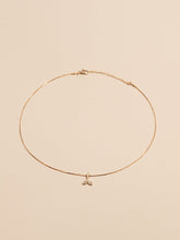 Rhinestone Plane Charm Necklace Sai Feel