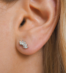 Clous d'oreilles Riley en argent