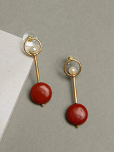 Round Drop Earrings Sai Feel