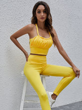 Ruched Bust Sports Cami Top & leggings Sai Feel