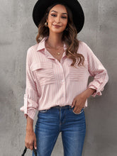 Ruffled Wrap V-Neck Blouse with Belt Sai Feel