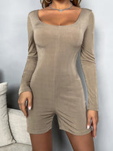 Scoop Neck Low Back Romper Sai Feel