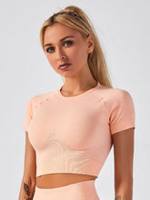 Seamless Crop Sports Tee Sai Feel