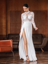 Sexy Lace Long Sleeve Party Maxi Dress Sai Feel