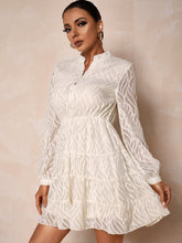 Sexy lace V-neck mid-length dress Sai Feel