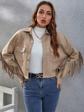 Short lapel fringed jacket Sai Feel