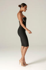 Silvia Bodycon dress (Black) Sai Feel