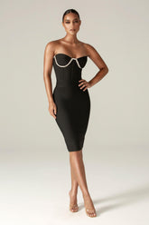 Silvia Bodycon dress (Black) Sai Feel