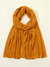 Simple solid color scarf Sai Feel