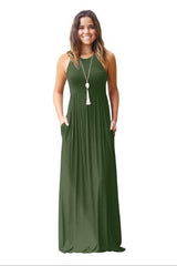 Sleeveless Pocket Maxi Dress Sai Feel