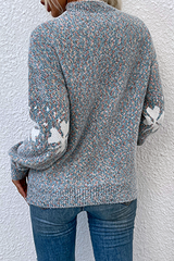 Snowflakes Basic Half A Turtleneck Tops Sai Feel