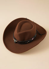 Solid Belt Decor Fedora Hat Sai Feel