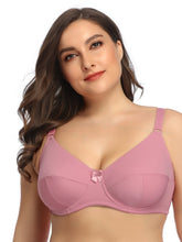 Solid Color Plus Size E Cup F cup Women Bra Intimate Underwear Comfortable Full Coverage Lingerie Top,Ultra Thin Polyester Underwired Bralette Sai Feel