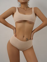 Solid Comfort Seamless Bra & Panty Lingerie Set Sai Feel