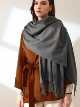 Solid Fringe Hem Scarf Sai Feel