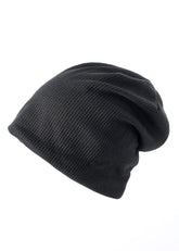 Solid Knit Waffle Slouchy Beanie Sai Feel