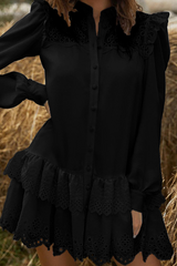 Solid Lace Cake Skirt Dresses Sai Feel