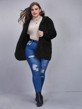 Solid Pocket Teddy Jacket Sai Feel