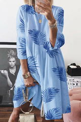 Solid Split Joint O Neck Cake Skirt Dresses(4 colors) Sai Feel