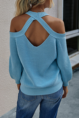 Solid Split Joint O Neck Tops Sai Feel