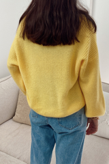 Solid Split Joint V Neck Tops Sai Feel