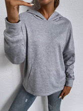 Solid color hooded lace patchwork back long sleeve hoodie Sai Feel