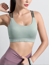 Sports Bra for Women Criss-Cross Back Padded Strappy Sports Bras Yoga Bra with Removable Cups Sai Feel