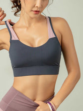 Sports Bra for Women Longline Padded Workout Crop Tank Racerback Yoga Bra Sai Feel