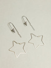 Star Drop Design Earrings Sai Feel