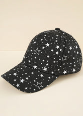 Star Print Baseball Cap Sai Feel