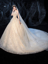 Starry Luxury Big Tail Palace Wedding Dress Sai Feel