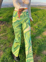 Straight Leg Pants Personality Woven Pants Sai Feel