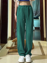 Straight Leg Slim Sports Trousers Sai Feel