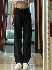 Straight Leg Slim Sports Trousers Sai Feel