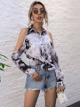 Strapless Printed Shirt Sai Feel