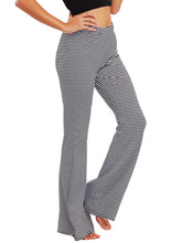 Striped Flare Leg Pants Sai Feel