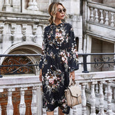 Stylish flowy printed dress Sai Feel