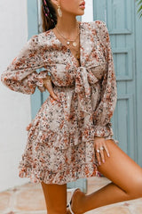 Summer Fashion Women Long Sleeve Chiffon Dress Sai Feel