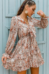 Summer Fashion Women Long Sleeve Chiffon Dress Sai Feel
