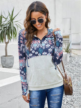 Sweatshirt For Women Casual Boho V Neck Hoodies Zipper Pockets Long Sleeve Pullover Tops Sai Feel