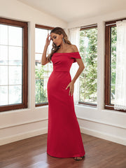 Temperament Tube Top Sexy Trailing Evening Dress Sai Feel