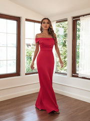 Temperament Tube Top Sexy Trailing Evening Dress Sai Feel