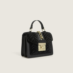 Textured Flip Tote Bag Sai Feel