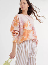 Tie Dye Drop Shoulder Oversized Sweatshirt Sai Feel