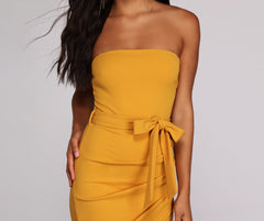 Tied With Style Mini Dress Sai Feel