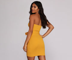 Tied With Style Mini Dress Sai Feel